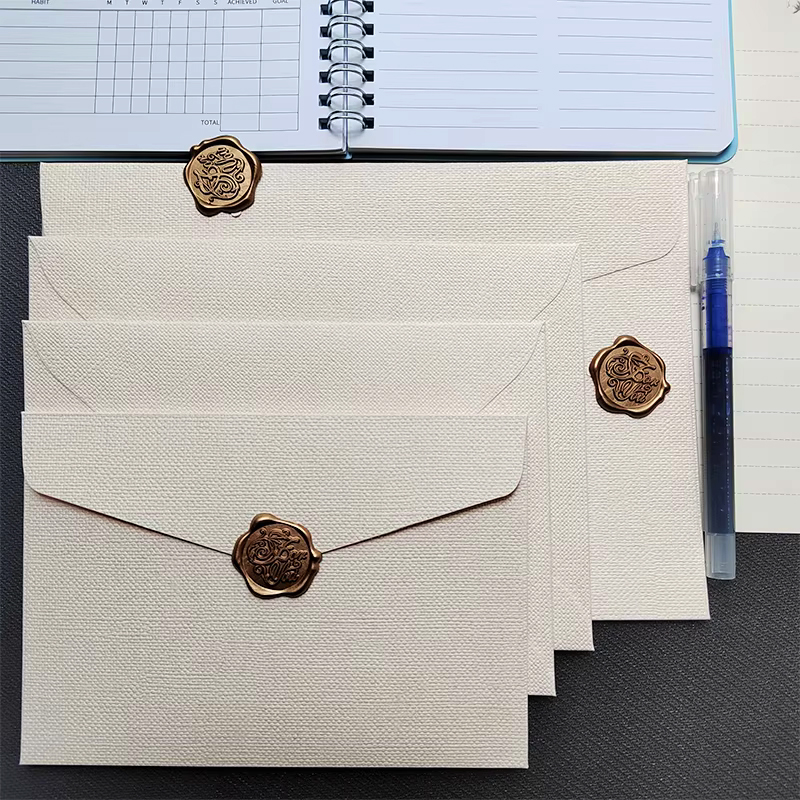 30 sztuk/partia koperty na zaproszenia ślubne biznes wysokiej jakości 250g 17.5x12.5cm tekstura papierowe artykuły papiernicze torba robić przechowywania