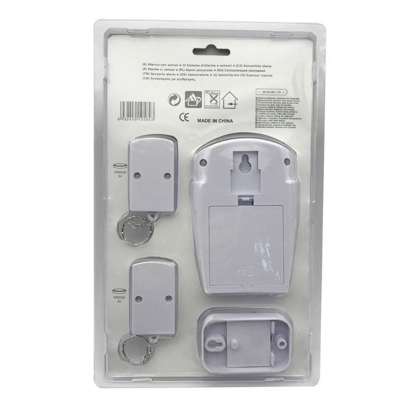 Door/Window Anti-theft Human Body Induction High Decibel Alarm Infrared Remote Control Home Improvement Hardware Door