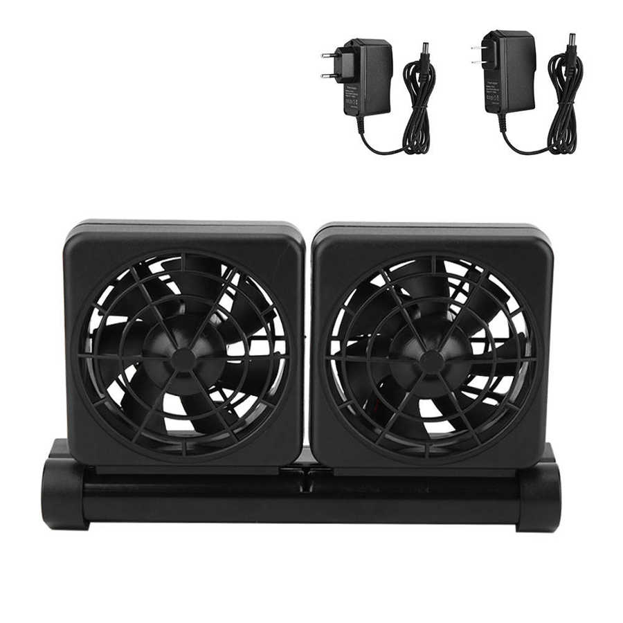 Aquarium Marine Tropic Chillers Mini Koelventilator Dubbele Vis Tank + Adapter