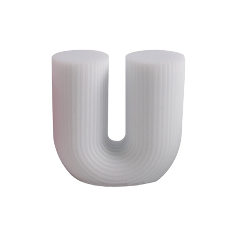 U-Shaped Decoration Candle Silicone Mold Resin Epoxy Craft Polymer Clay Craft DIY Ornament Jewelry Candles Making Tool