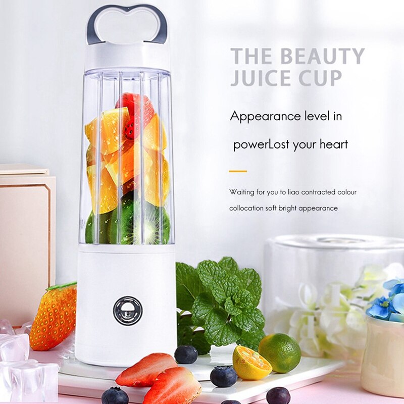 500Ml Usb Eletric Fruit Juicer Machine Mini Reizen Kleine Fruitpers Oplaadbare Maker Blender Extractor Cup