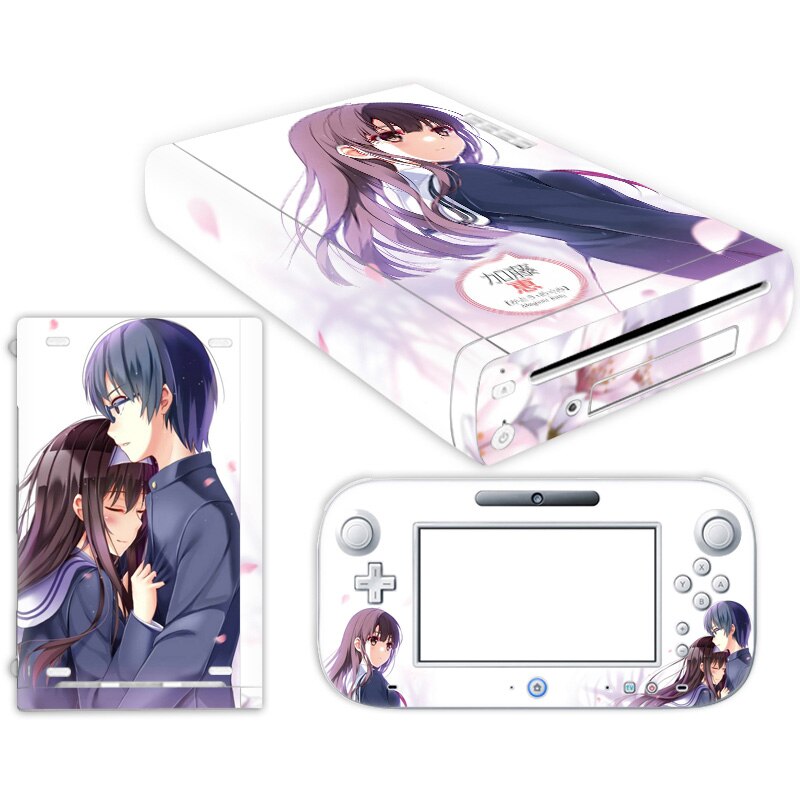 For W ii U Console Cover with Remotes Controller Skins For Nintend w ii u sticker for w ii u skin: TN-WiiU-0213