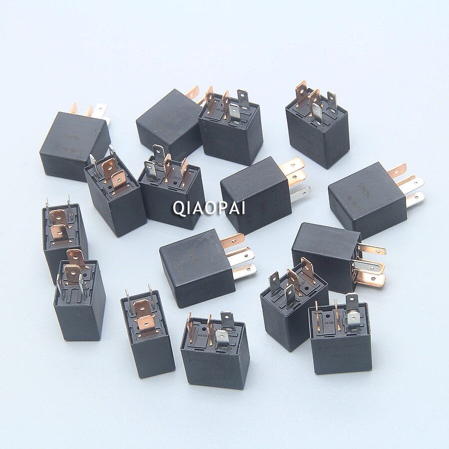 Universal Automotive Violet Relay 12V/24V 40A Car Relay 4 pin/5 Pin Fog Lamp/Oil Pump air Conditioning Relay For VW Santana 3000
