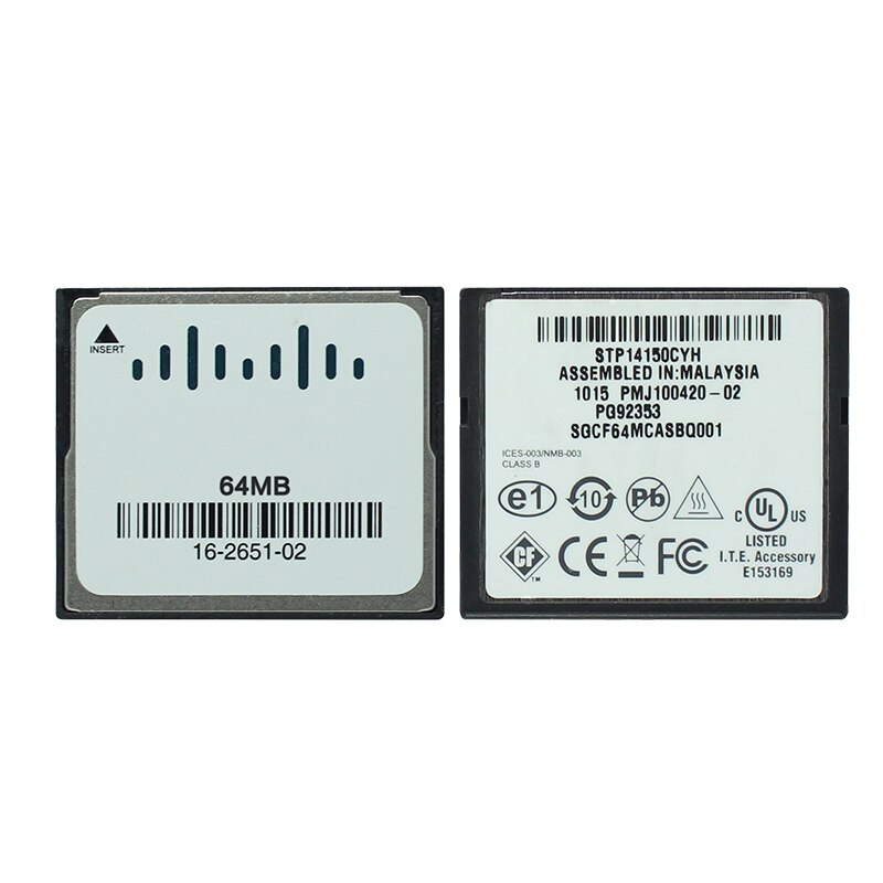 Cf 8g 2g 1g 512m 256m 128m 64m 32mb compact flash-kaart geheugenkaart geschikt voor server industriële kwaliteit cnc machine gereedschap router: 64mb