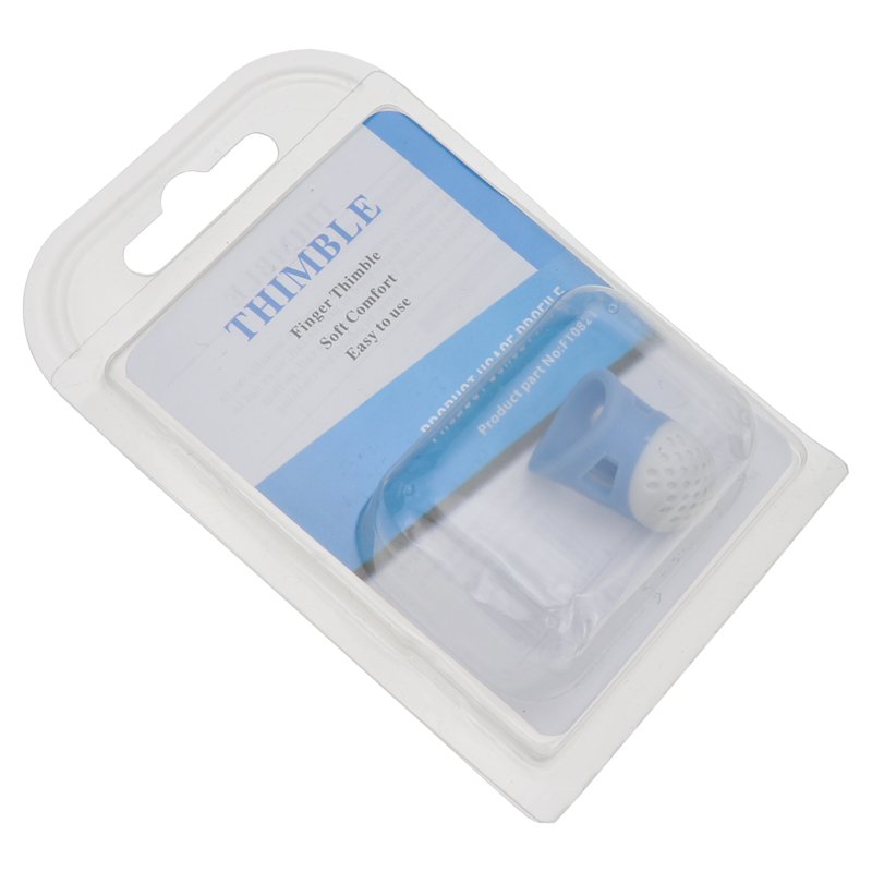 Dedal Protector de dedos para costura, herramientas de bricolaje para el hogar, accesorios de artesanía acolchados, cómodos y antideslizantes, FT0821
