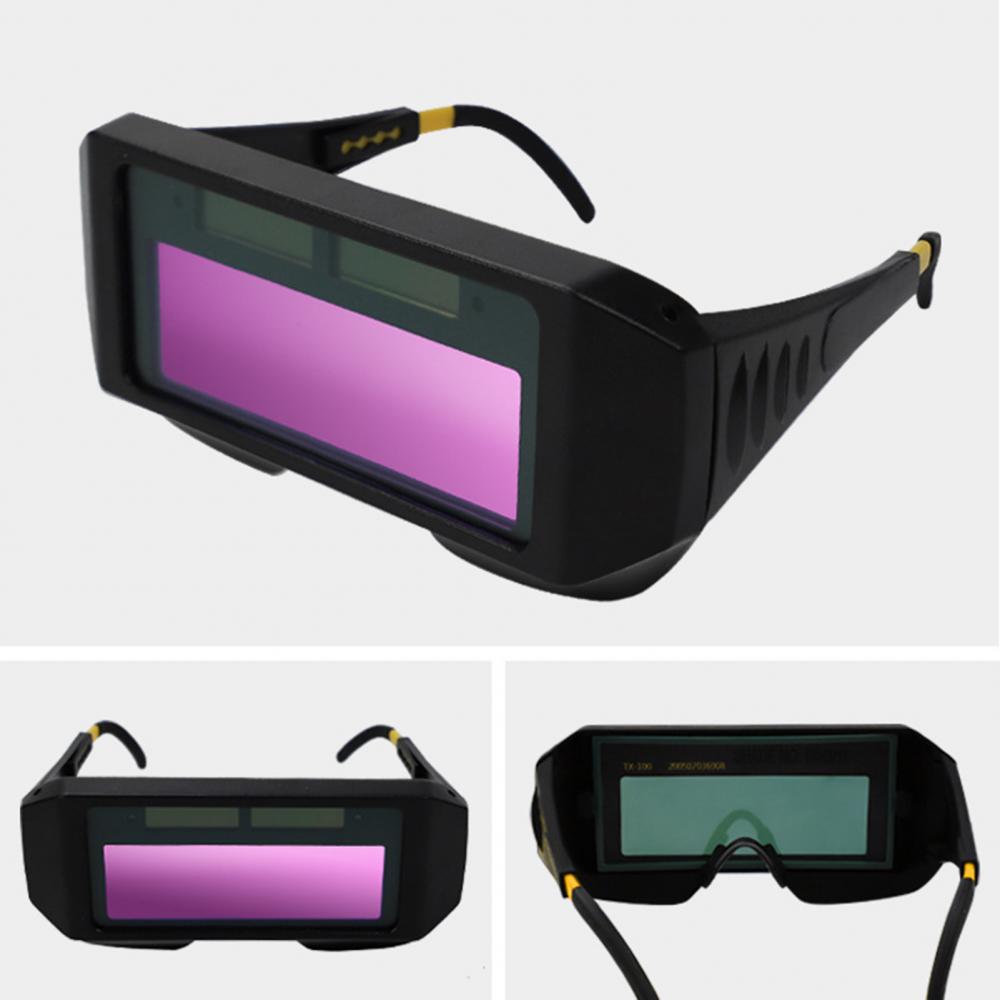 Auto Darkening Welding Helmet Solar Helmet Welding Light Filter Lens Automatic Light Change Glasses Tools Kits