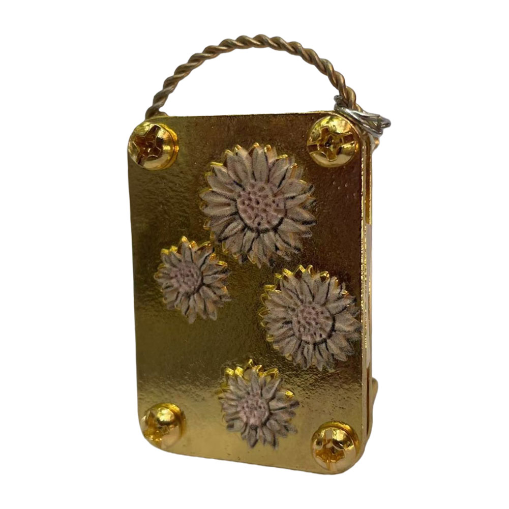 Micro Flower Press Miniature Flower Press Kit Plants Art Crafts Metal Flower Pressing DIY Pressed Flower Plant Preservation Kit: plum