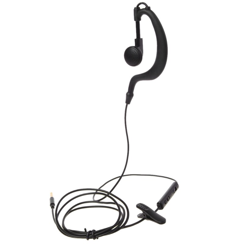 3.5Mm Jack Single In-Ear Headset Alleen Mono Met Mic Voor Iphone Samsung