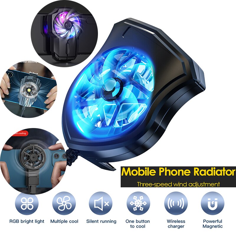 4 Type Draagbare Usb Telefoon Cooler Voor Iphone 13 Samsung Universele Mobiele Gaming Cooler Fan Radiator Beugel Telefoon Accessoires