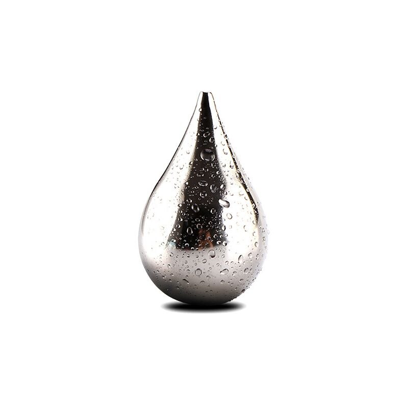 Water Drops 304 Stainless Steel Ice Wine Stone Whiskey Wine Cold Metal Ice Cube Ice Bar Barware2.