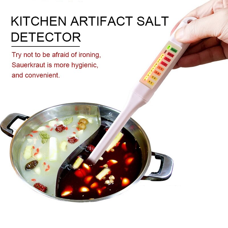 Household Salinity Tester Electronic Salt Tester Salinity Meter Salt Concentration Detector Special Saltiness Meter for Kitchen