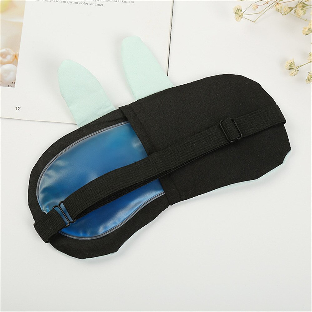 Sleeping Mask Eyepatch Cute Cartoon Cold Eye Sleep Mask Ice Compress Blue Gel Travel Relaxing Eye Care Tools