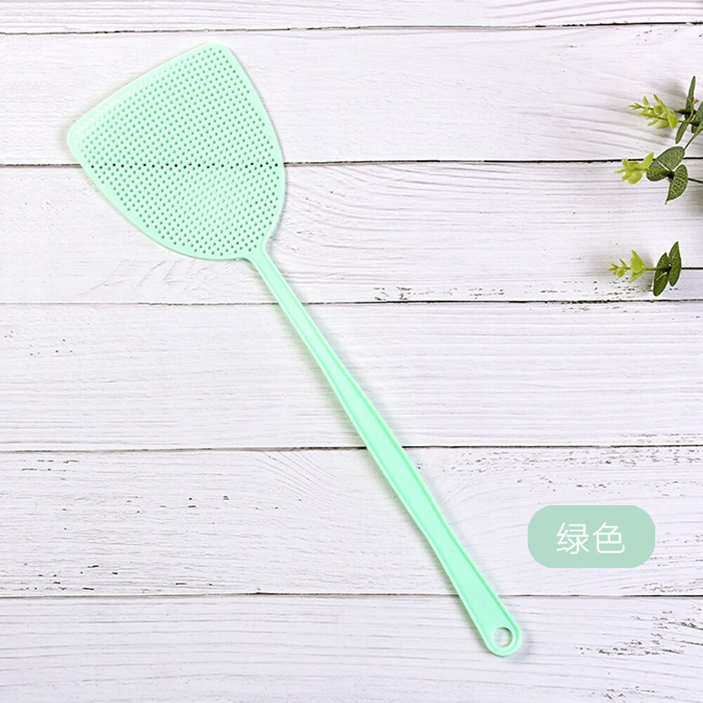 Producto ! Matamoscas Manual de plástico Flexible Swat para Control de moscas con mango largo: green