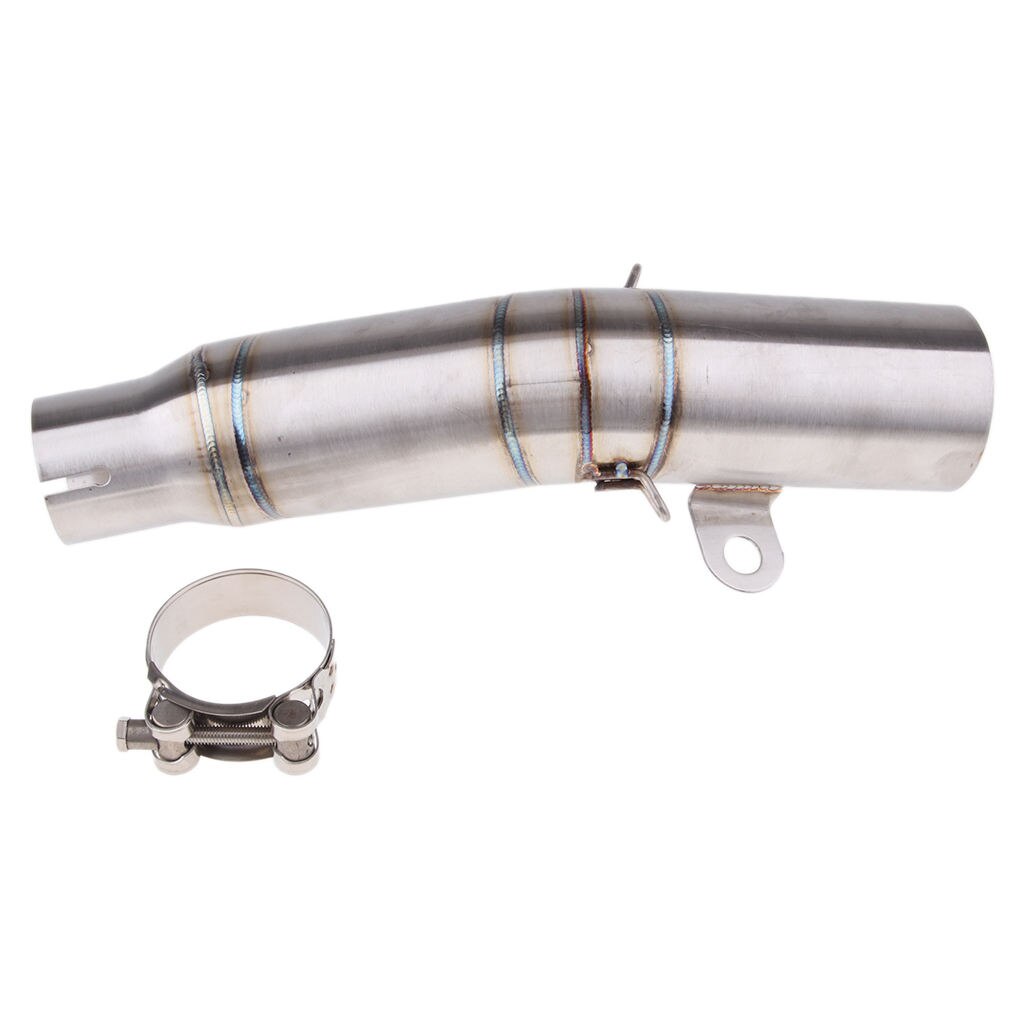 Tube collecteur central d'échappement, en acier inoxydable, 60mm, pour moto Yamaha R6 (2006 – )