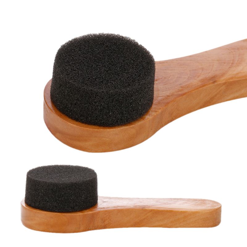 leather shoes care tools 9 pieces, horse hair brush, black shoe polish, sponge brush, shoe polisher, shoehorn,