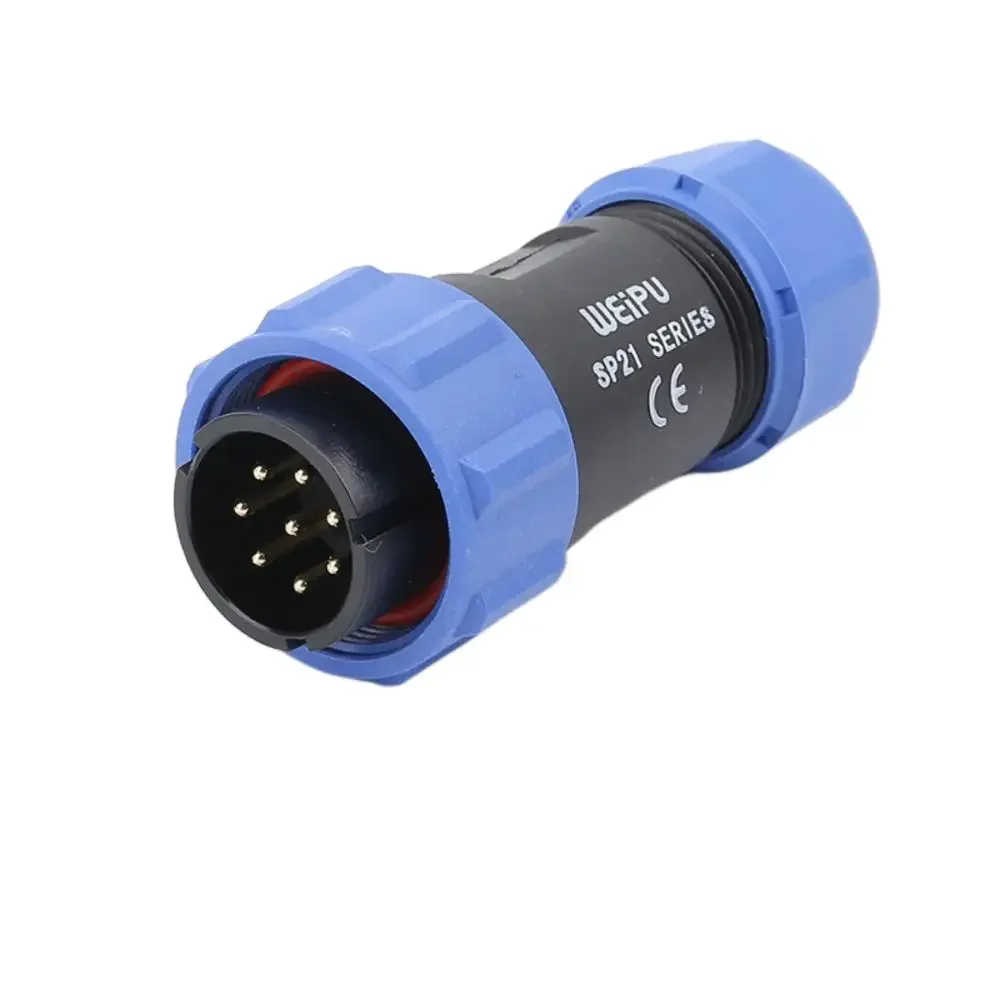 Weipu sp21 elektrischer Stroma schluss sp2110/p 2-polig 3-polig 4-polig 5-polig 6-polig 7-polig 8 9 12 15-poliges wasserdichtes ip68-Signaladapter-Ladegerät: Gold