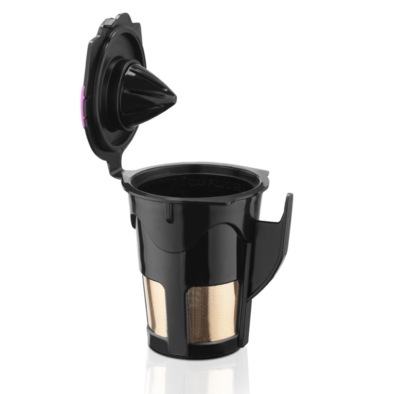 Single Reusable Coffee Filter Coffee Capsules K Carafe Pods for Keurig 2.0 Coffee Brewer: Default Title