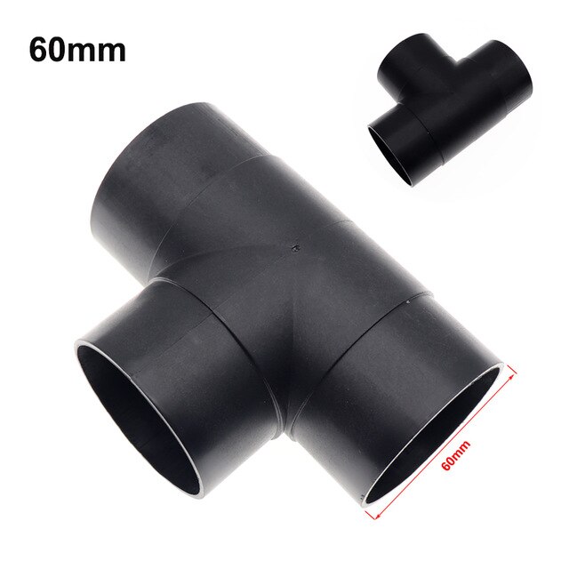 Connecteur Y En ABS Pour Conduit D'aération 75 Mm - 3 Sorties - Pour Chauffage De Stationnement Diesel (16x13x5 Cm) - 5