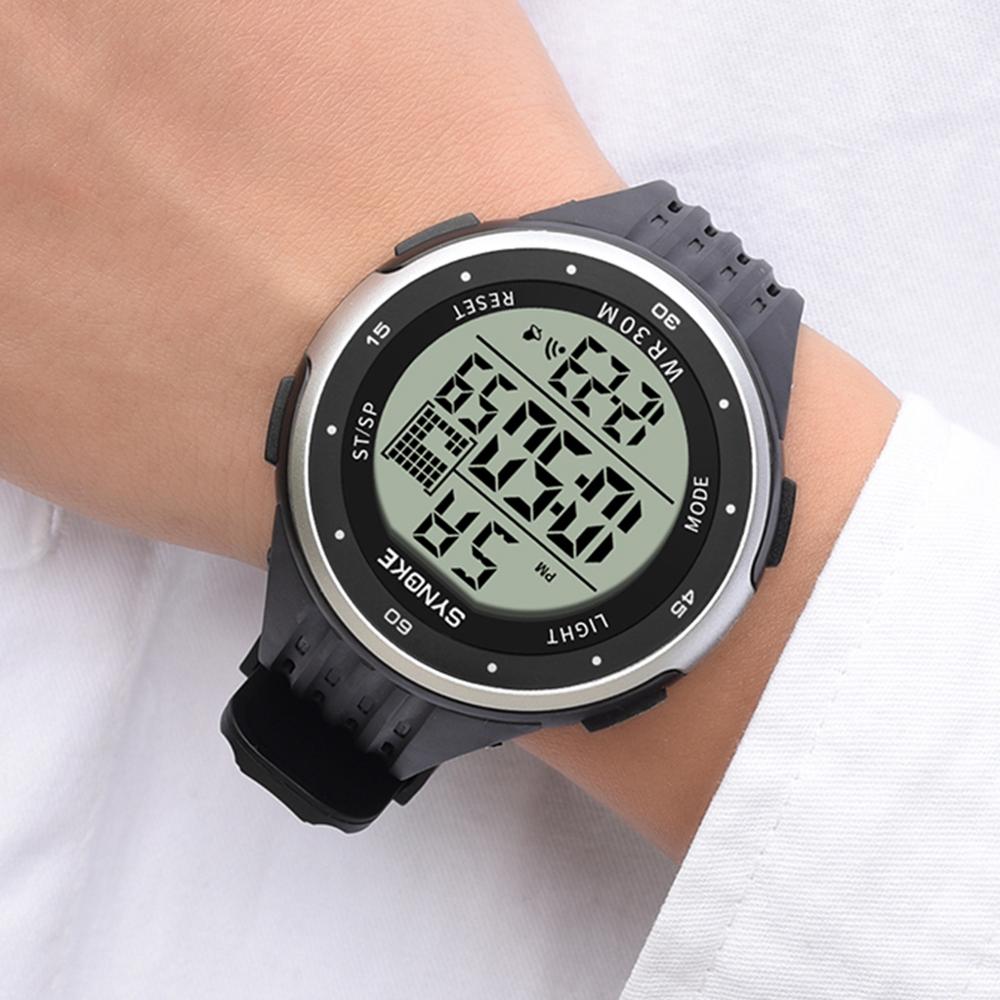 Synoke Mannen Sport Horloge Digitale Horloges Elektronische Mannelijke Pols Klok Man 30M Waterdicht Mannen Horloges Relogio Masculino