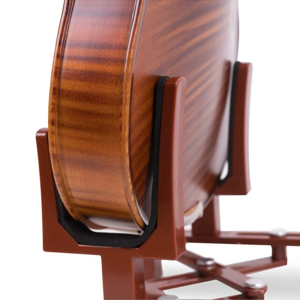 Portable Folding Violin Stand Musical Instrument Fiddle Floor Holder Rack Violins Guitar Accessories
