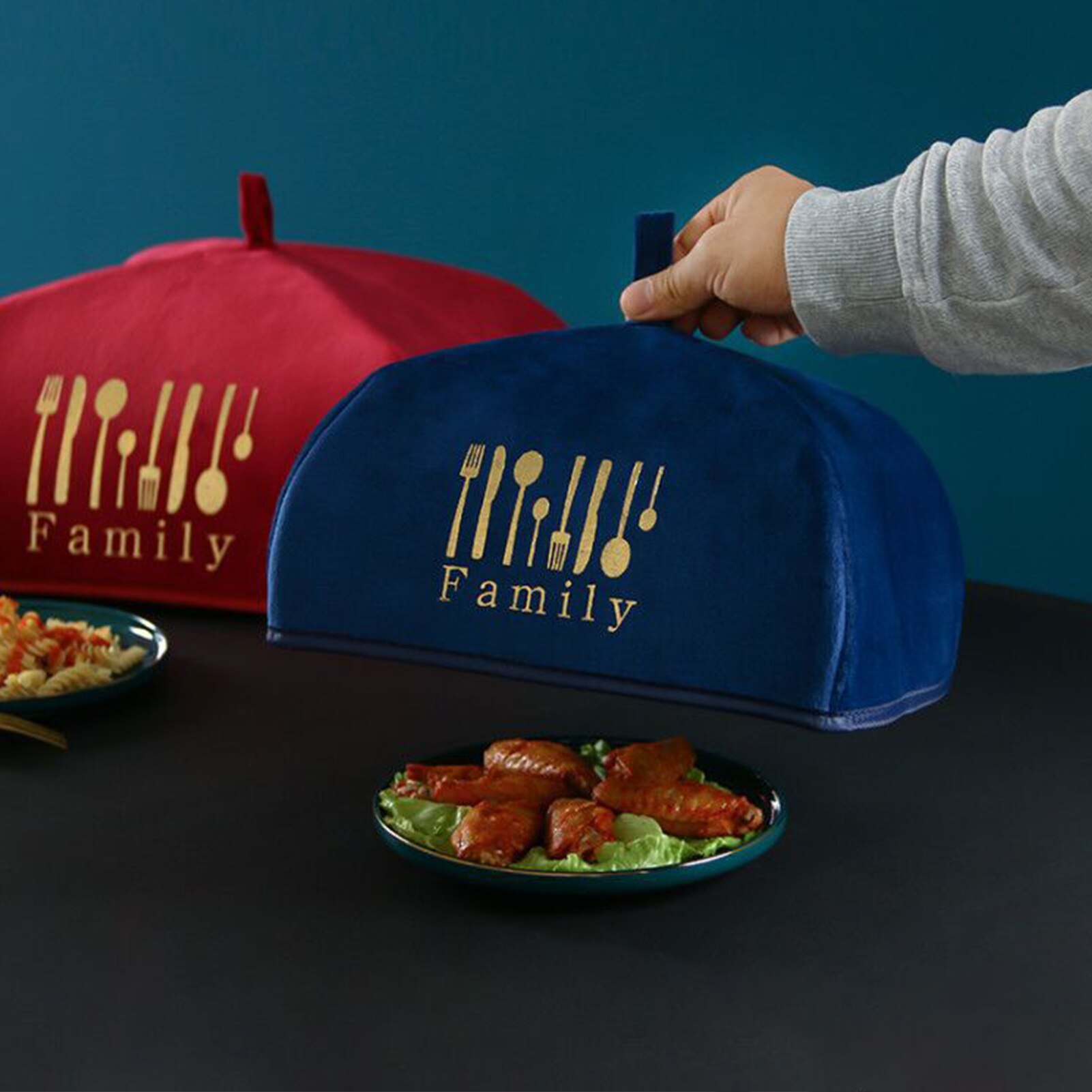 Foldable Heat Preservation Dust-proof Dining Table Food Cover Tent Kitchen Tool
