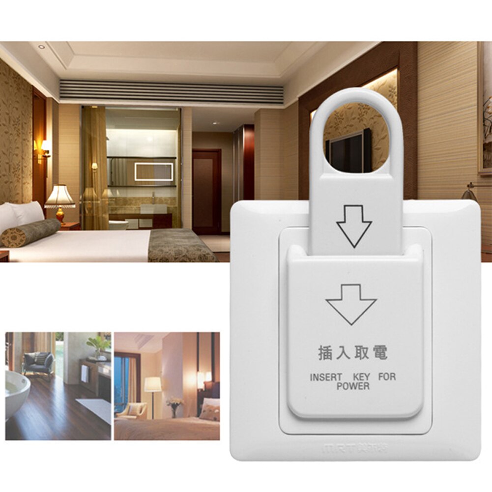 Power Key Smart Indoor Intelligent Switch Fireproof Panel Home PC On Off Magnetic Card Energy Saving Hotel Insert