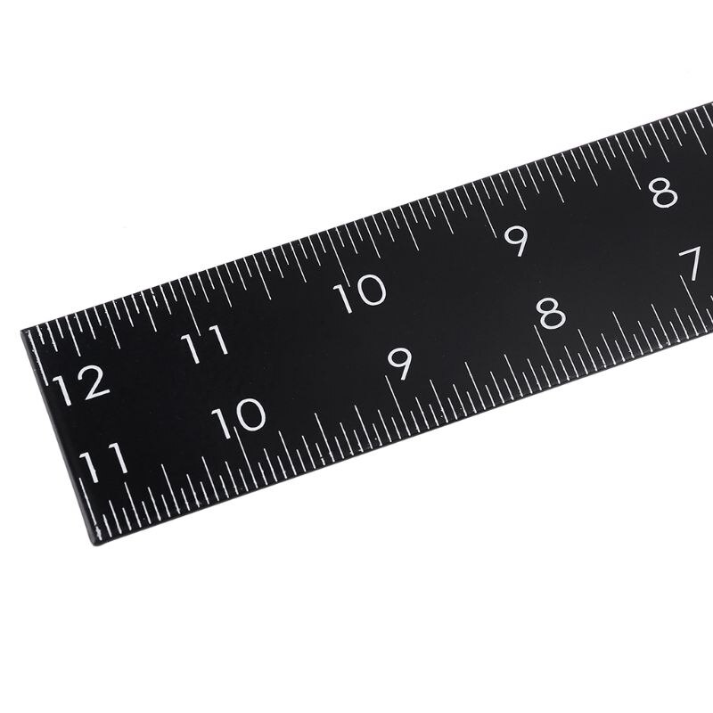 Metal L-Square Shape Patchwork Ruler for Tailor Garment Pattern Making Craft inch &amp; metric 20*30cm Rule