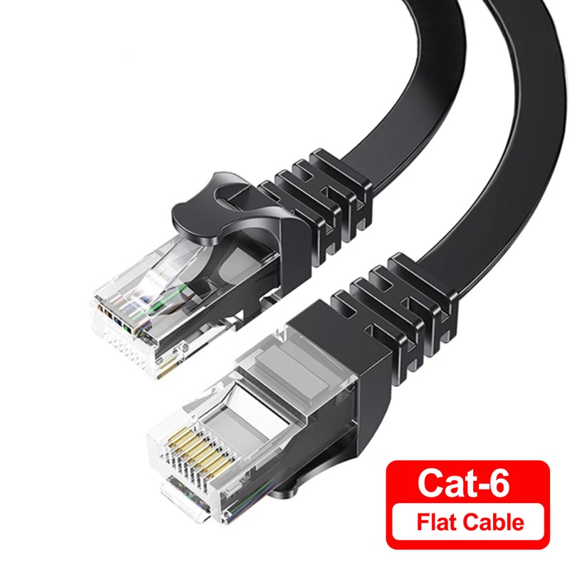 CYANMI Ethernet Cable CAT8 40Gbps Nylon Braided Network Lan Cord for PC Modem Laptop PS 5 Router RJ45 Flat Cat 8 Ethernet Cable
