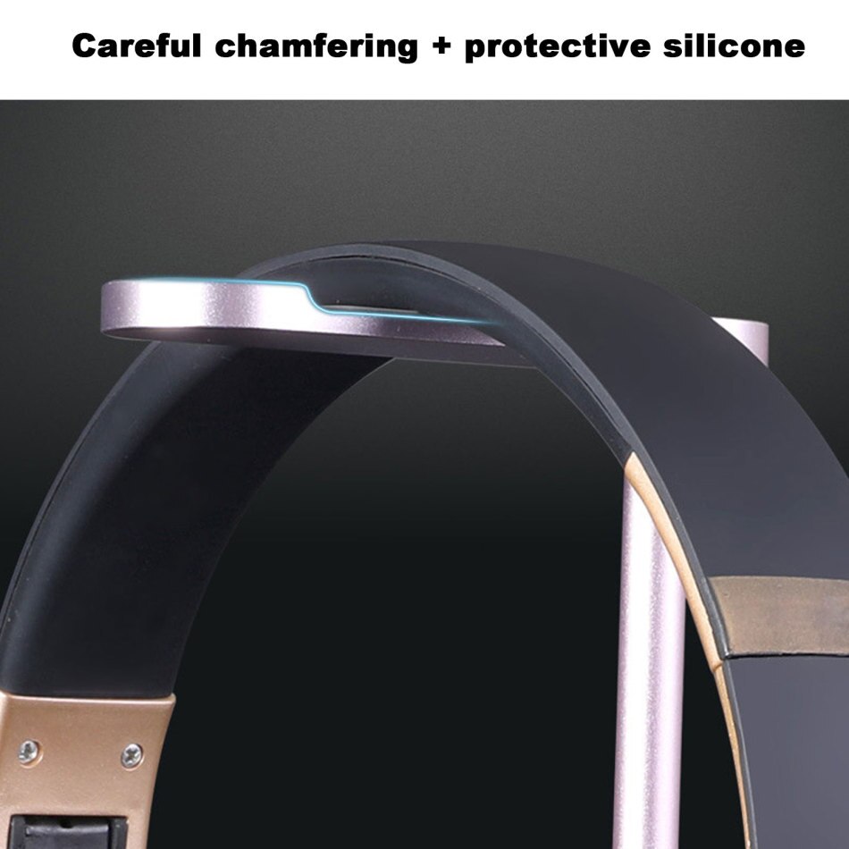 Universal Aluminum Earphone Hanger Headphones Stand Supporting Bar For Gaming Headsets Desk Display Headset Holder