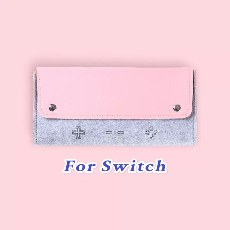 Protective Shell For Switch lite Portable Cute Pouch Travel Carrying Case NS Console Bag Switch Joy-Con &amp; Accessories: PINK(For NS)