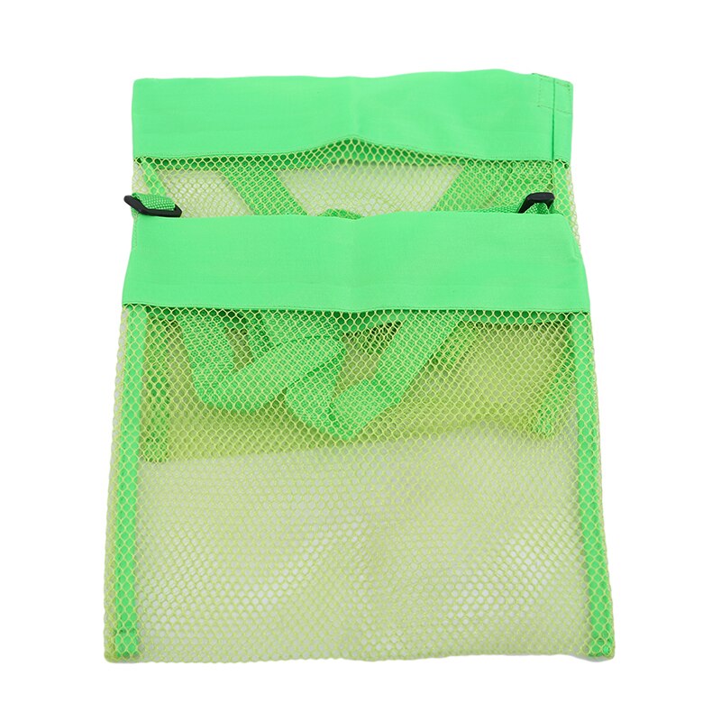 2 stuks/set net tas strand opbergzak schelp net tas meisjes handtassen kinderen zand object verzamel speelgoed: Groente