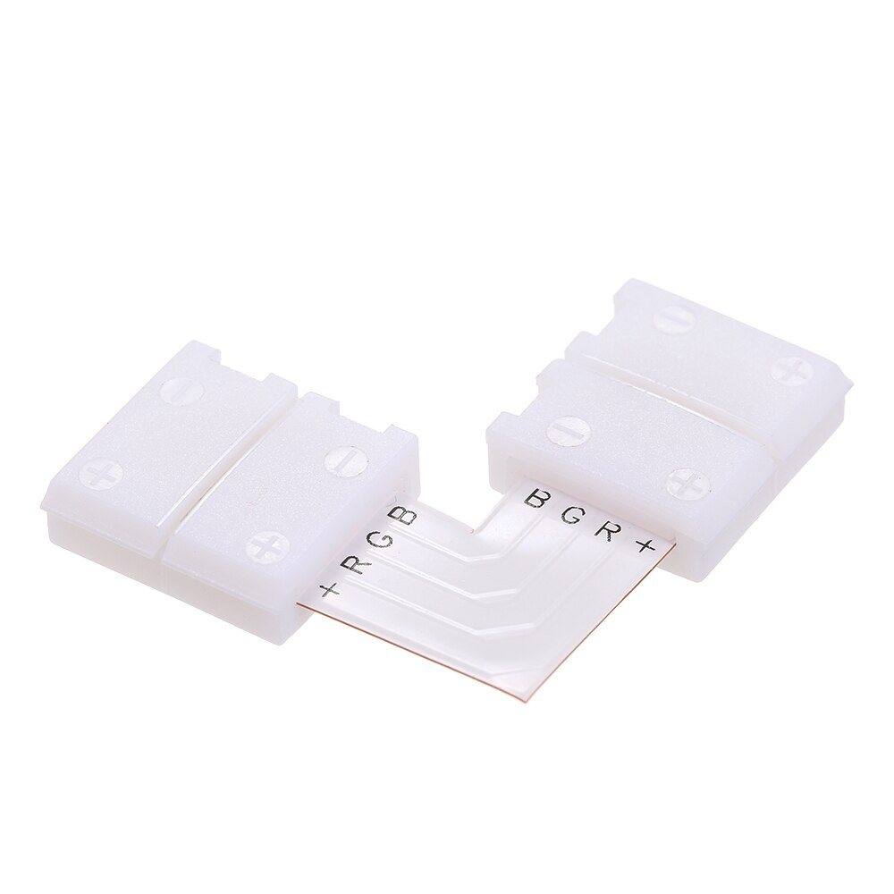 10 teile/satz LED Streifen Anschlüsse L bilden 4 Stifte RGB LED Streifen Stecker Schnell Splitter Anschluss Ecke Rechten Winkel