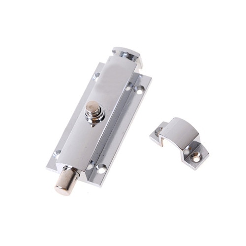 406 Home Door Window Zinc Alloy Security Slide Bolt Lock For Bathroom Toilet Spring Latch Door Bolt