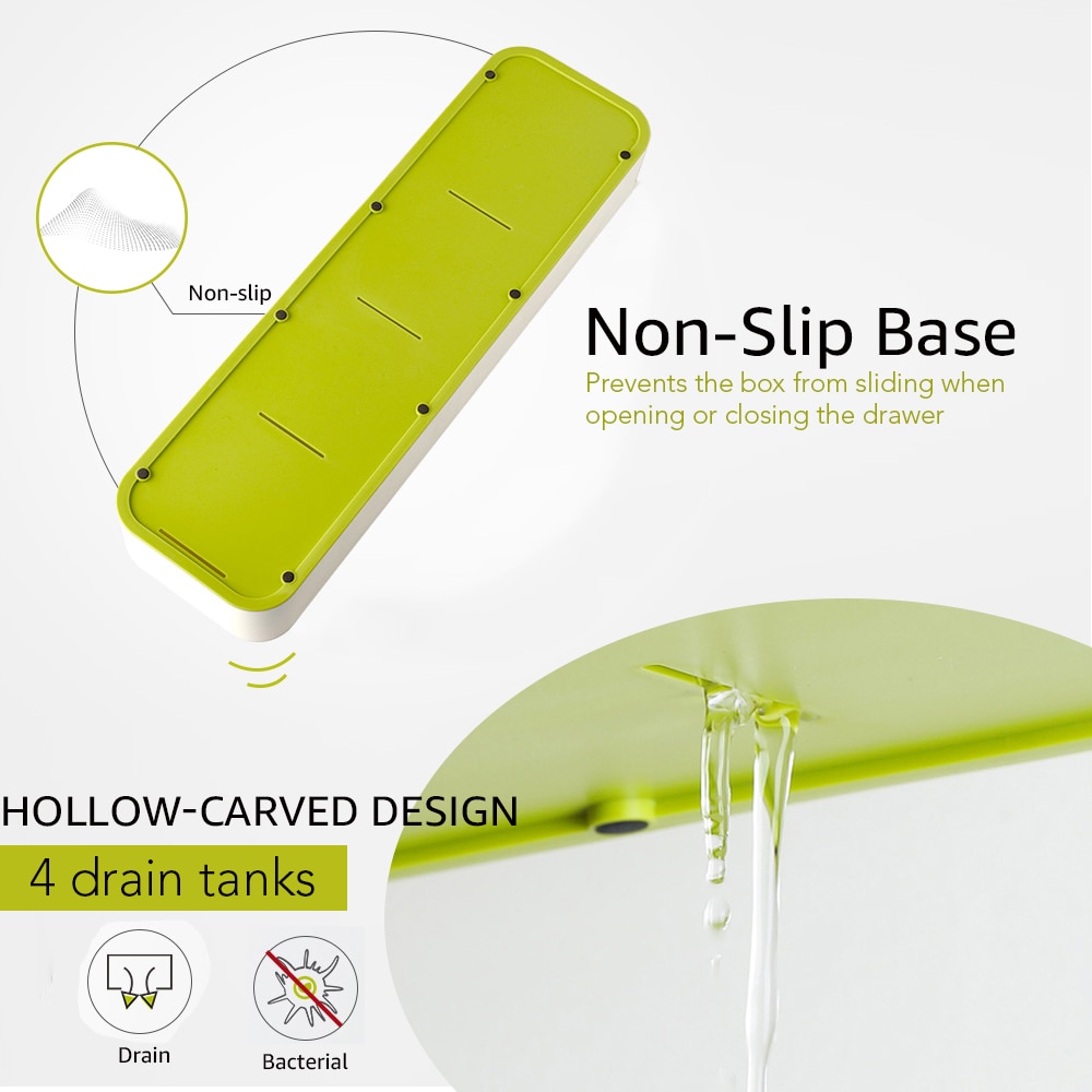 Knife Block Holder Cutlery Drawer Organizer Tray Knives Utensil Rack Universal Knife Stand Organizer Kitchen Storage