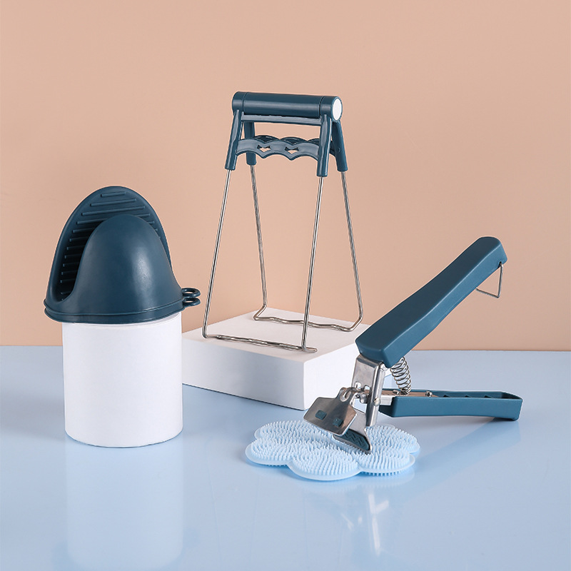 Hittebestendige Kom Houder Schotel Klem Pot Pan Grijper Clip Anti-Brandwonden Opvouwbare Kom Clip Tang Keuken Gereedschap Accessoires item