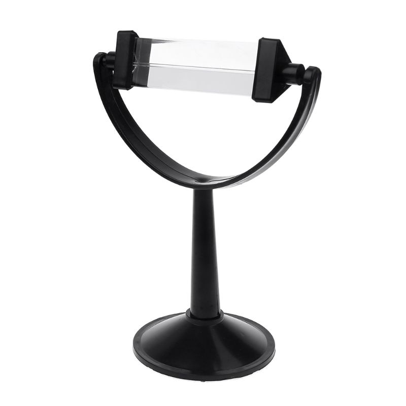 Optical Glass Triple Triangular Prism with Stand for Physics Light Spectrum Teaching