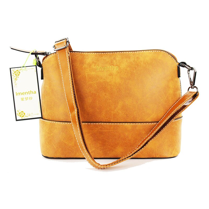 Dames schoudertassen dames grijs nubuck vintage dames leren handtassen shell crossbody tassen voor vrouwen messenger bags: 3