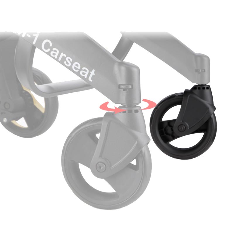 Kinderwagen Onderdelen Voor 4 In 1 Autostoel Doona Accessoires Foofoo Rolstoel Compatibel Kussen Boodschappentas Zonnescherm Kinderwagen Wiel: 1 front wheel-L