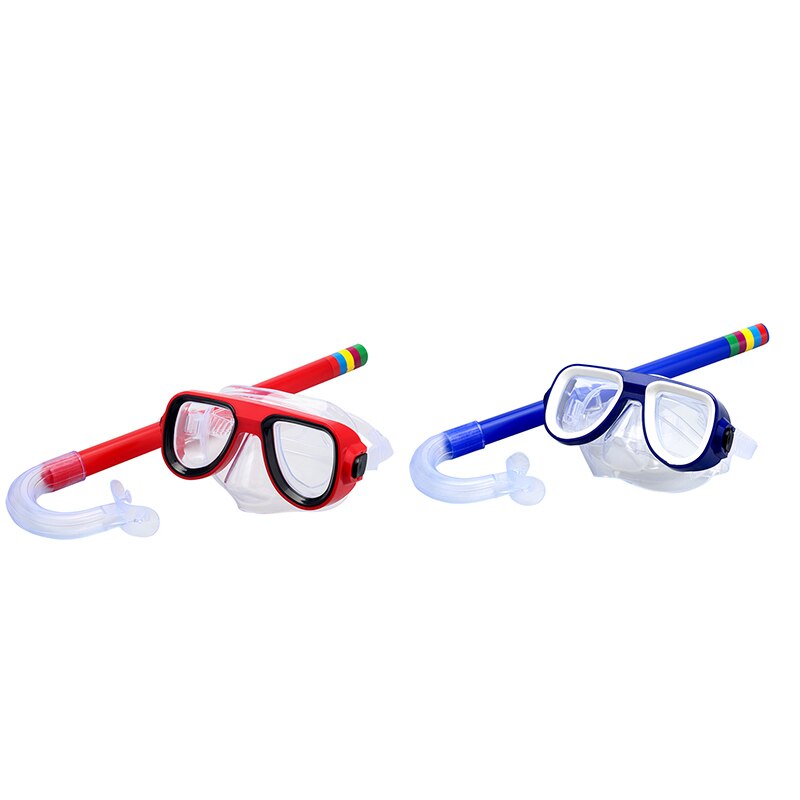 Kids Snorkel Set Snorkeling Gear Scuba Diving Snorkeling Glasses Set Semi-Dry Snorkel Equipment for Boys Girls: Default Title