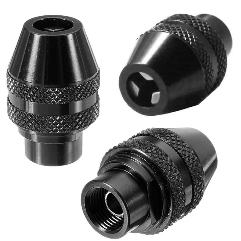 Mandril Universal sin llave de cambio rápido múltiple, repuesto de mandril Universal para herramientas rotativas Dremel 4486 3000 4000 7700 8200, 1/2/3 Uds.: Granate
