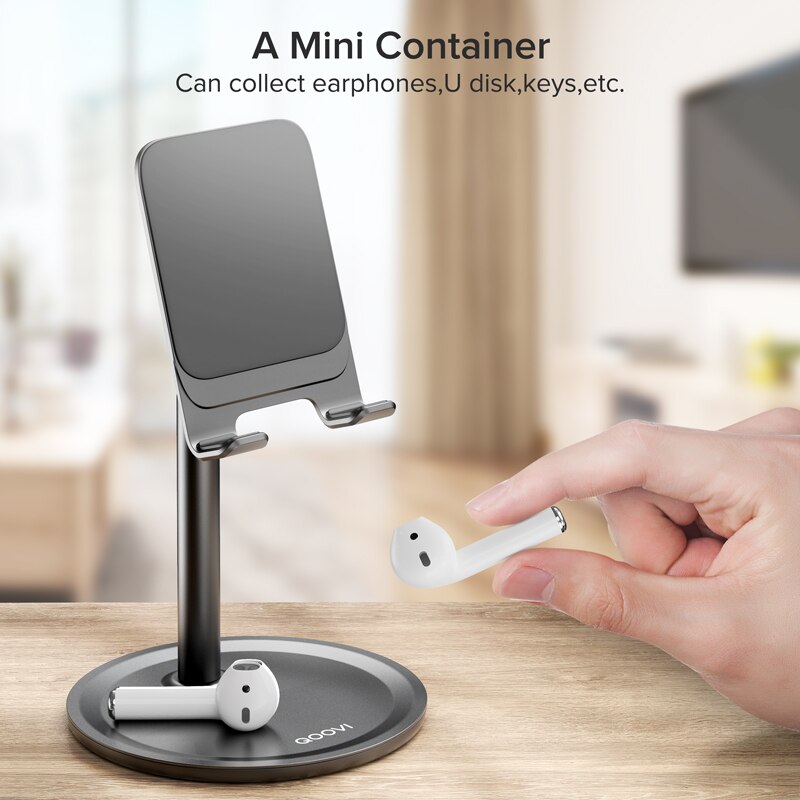 Support de téléphone intelligent et tablette pour bureau, idéale pour l'iPhone 12 Pro Max Mini,