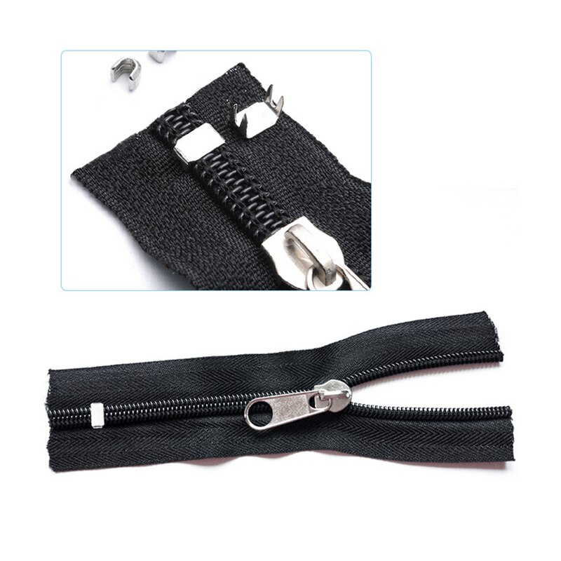 Zipper Repair Kit Replacement Zipper Auxiliary Tool+Installation Tools for Bags Tents Luggage Sleeping Bag Jacket Outdoor
