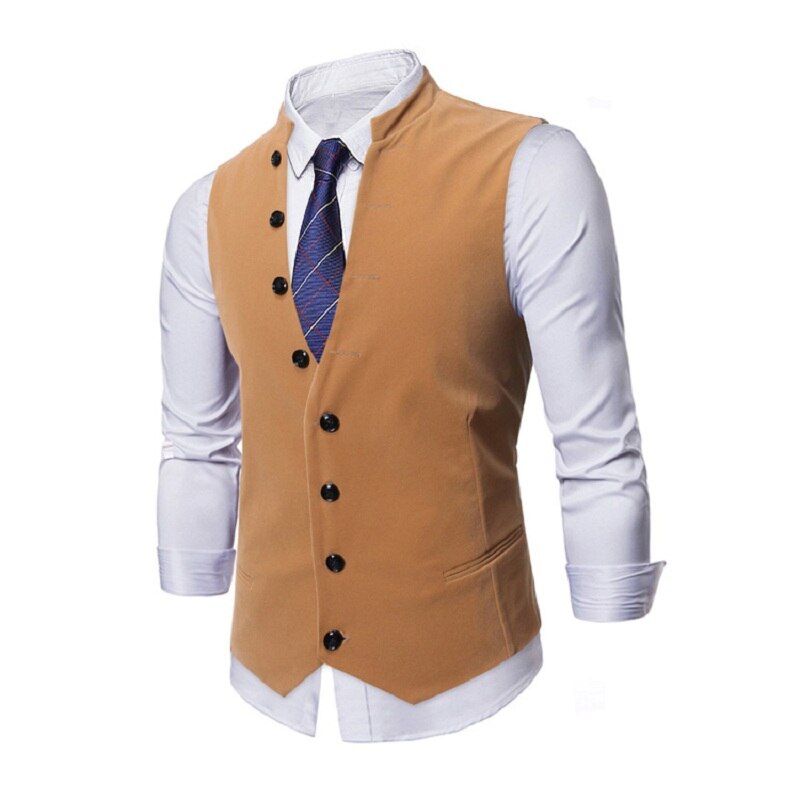 Vest Voor Mannen Bruiloft Vest Mannen Heren Vesten Gentleman Sociale Heren Vest Party Gilet Vierkante