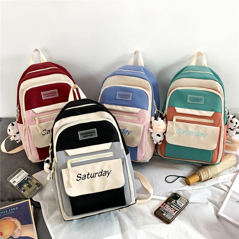 Mochila Escolar Kawaii para mujer, mochilas de estilo coreano para adolescentes, mochilas escolares para niñas y estudiantes