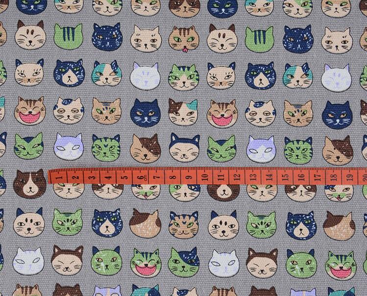 Tissu de coupe en coton 13 couleurs Shiba | Chiens inu chats chanceux, toile imprimée, tissu en coton, accessoires bricolage 1 mètre 0.914: 10