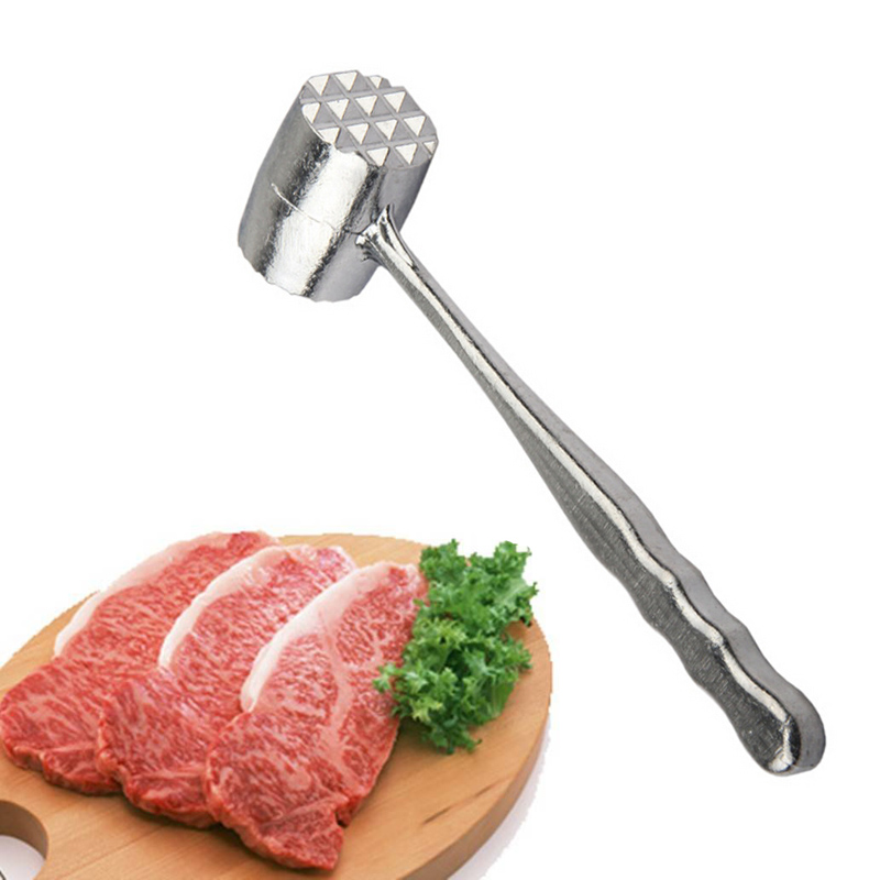 Hand Meat Hammer Mallet Tenderizer Beef Pork Chicken Steak Cutlet Beater Two Sides Tool Hand Hammer HR