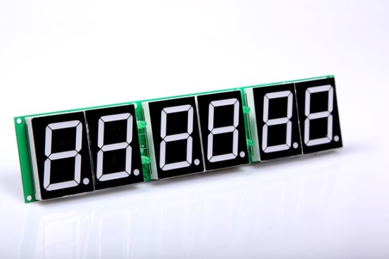 6 digital Count down timer digital clock for real life escape room game props led count down board