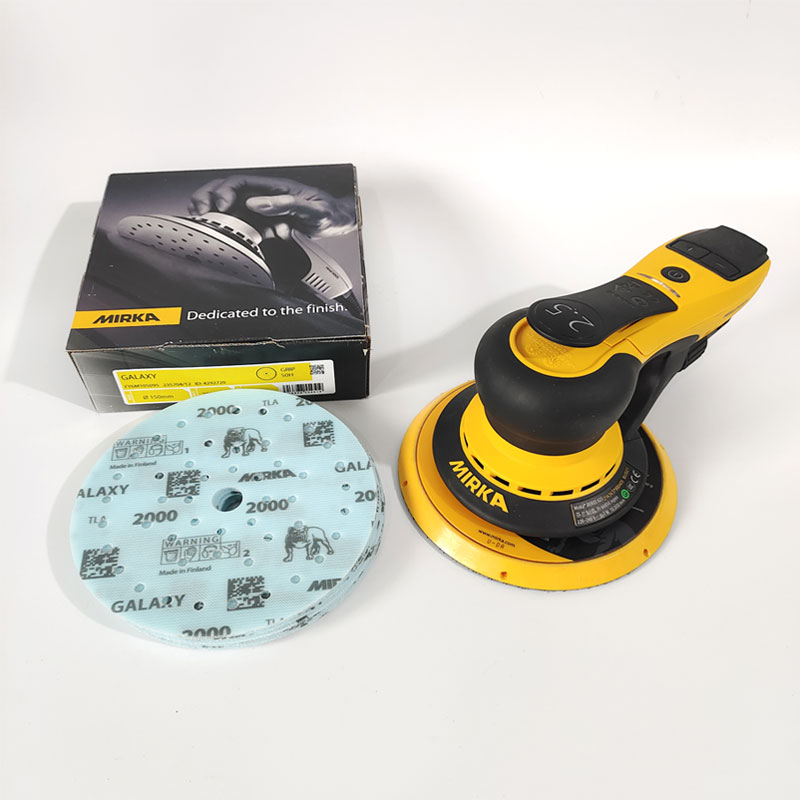 GALAXY Mirka Car Beauty Droogschuurpapier Rond 6 Inch 150mm Vliesbevestigd voor Houtbewerking Meubels Hardware Polijsten