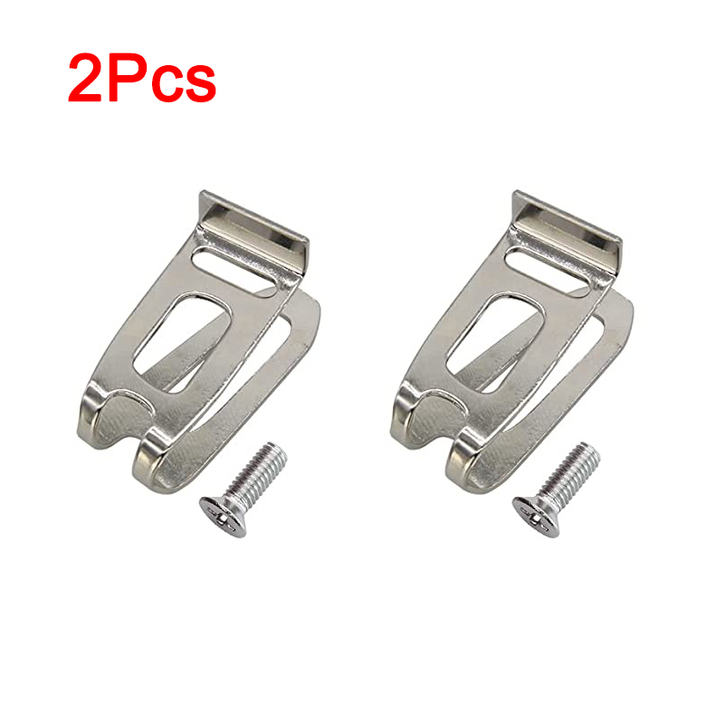 Gancho de Clip para cinturón, 3 ganchos y 3 uds., juego de tornillos para taladros inalámbricos Makita 18V LXT, accesorios de herramientas eléctricas, 1/2/3 Uds.: Chocolate