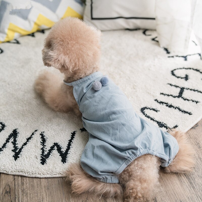 Sommer Hund Kleidung Gesamt Nette Haustiere Strampler Overall Bekleidung Hosen Pommerschen Shih Tzu Malteser Pudel Schnauzer Hund Kleidung